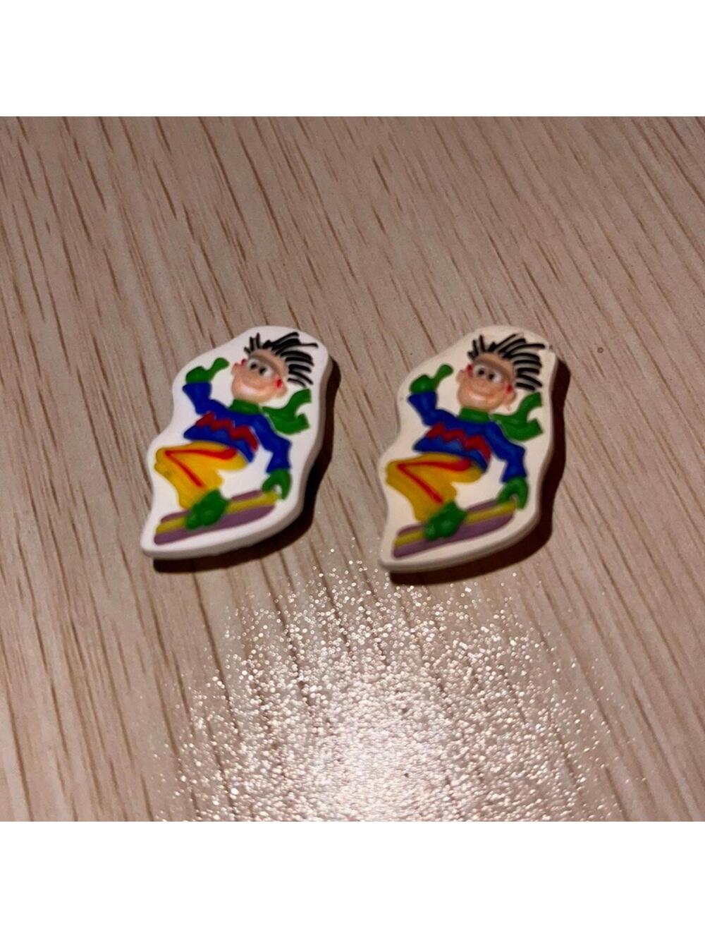 Vintage crazy skier jibbitz for crocs